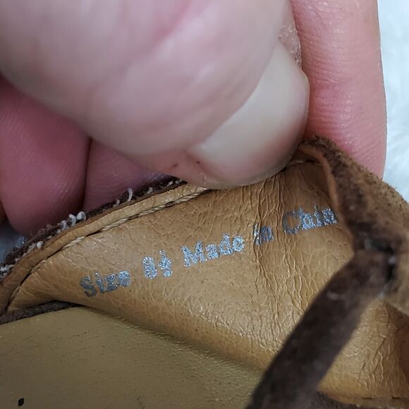 Dolce Vita Lace Block Heel Sandals Brown Size 8.5 - Picture 6 of 11